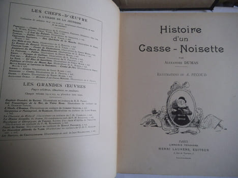 Histoire, d’un casse noisette. . DUMAS Alexandre