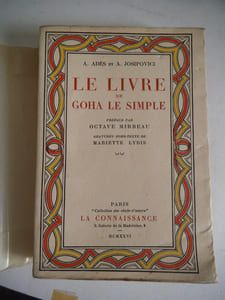 Le livre de Goha le simple.