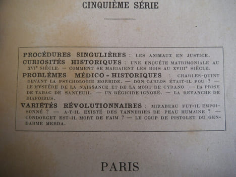 Les indiscrétions de l’histoire.. CABANES docteur.