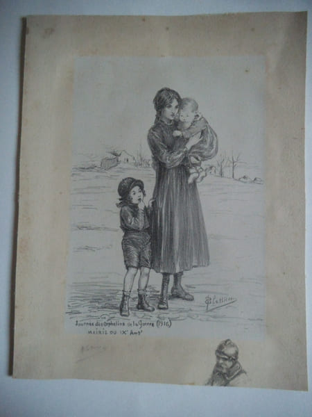 Journ&eacute;e des orphelins de la guerre (1916) neuvi&egrave;me arrondissement.. BLOTTIERE  