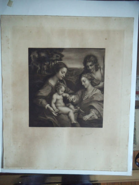 Le mariage mystique  de sainte Catherine et d’Alexandre . BESSE A. 