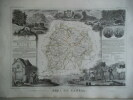 cartes de l’atlas LEVASSEUR édition de  1854. . LEVASSEUR 