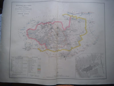Atlas cantonal du département de la Marne 1878.