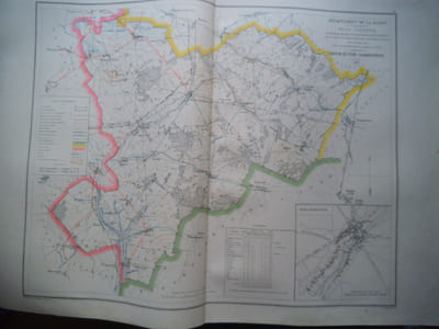 Atlas cantonal du département de la Marne 1878.