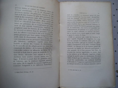 Les dernières persécutions du troisième siècle. (Gallus, Valérien, Aurélien). ALLARD Paul