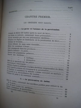 Les dernières persécutions du troisième siècle. (Gallus, Valérien, Aurélien). ALLARD Paul