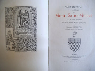 description de l’abbaye du Mont Saint Michel et de ses abords.
