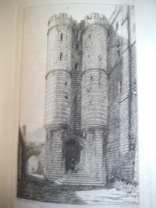 description de l’abbaye du Mont Saint Michel et de ses abords.