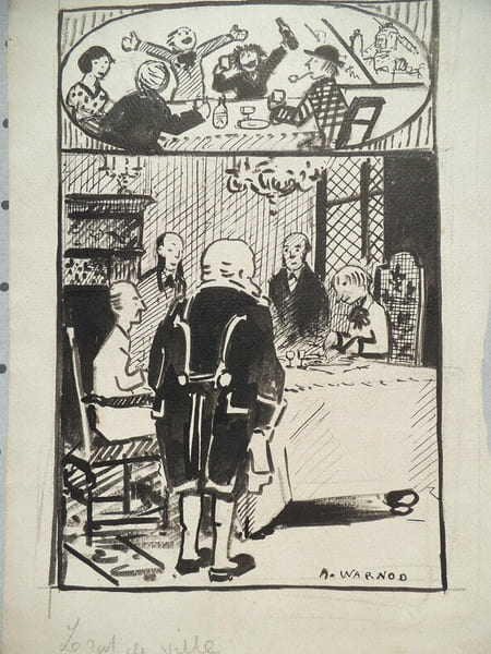 Le rat de ville et le rat des champs.. WARNOD  A. 