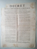 Décret de la convention nationale du 26 novembre 1792 . Décret de la convention nationale