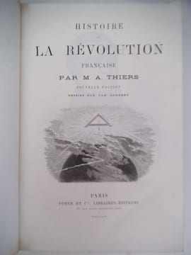 Histoire de la Révolution Française . THIERS M.A.