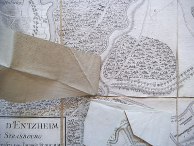 Plan de la bataille de d’ENTZHEIM près de STRASBOURG