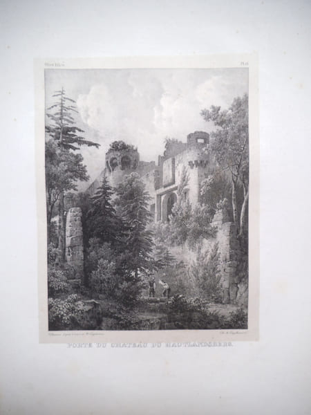 HAUT- RHIN lithographies originales 

.  ENGELMANN , BICHEBOIS , ADAM,  