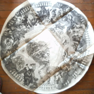 le plafond de la chapelle de Sceaux