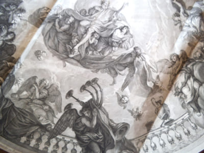 le plafond de la chapelle de Sceaux