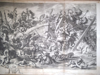 La bataille du pont MILVIUS- CONSTANTIN contre MAXENCE.