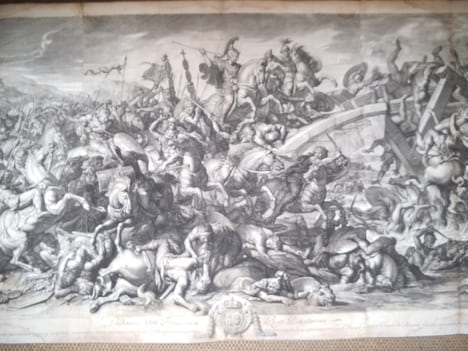 La bataille du pont MILVIUS- CONSTANTIN contre MAXENCE.
. AUDRAN Gérard