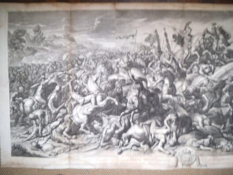 La bataille du pont MILVIUS- CONSTANTIN contre MAXENCE.
. AUDRAN Gérard