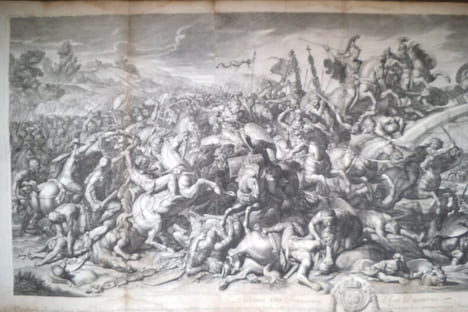La bataille du pont MILVIUS- CONSTANTIN contre MAXENCE.
. AUDRAN Gérard