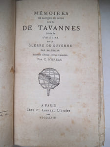 Mémoires de Jacques de Saulx Comte de TAVANNES