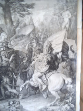 PORUS blessé devant Alexandre.. AUDRAN Gérard