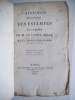 catalogue raisonné des estampes du cabinet de Monsieur LE COMTE RIGAL  . REGNAULT-DELALANDE  F.L.  