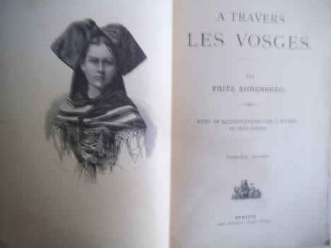 A travers les Vosges. . EHRENBERG Frédéric