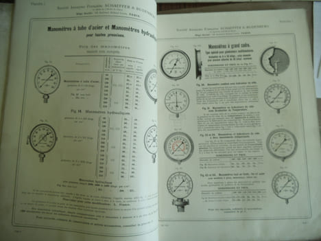 Accessoires pour chaudières et machines à vapeur. Catalogue général édition de 1906.. SCHAFFER & BUDENBERG 