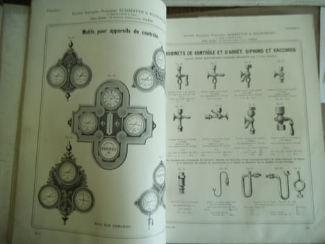 Accessoires pour chaudières et machines à vapeur. Catalogue général édition de 1906.. SCHAFFER & BUDENBERG 