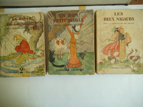 Les bons enfants -Les deux nigauds- Un bon petit diable -la sœur de Gribouille - Quel amour d’enfants - La fortune de Gaspard . Comtesse de SEGUR.