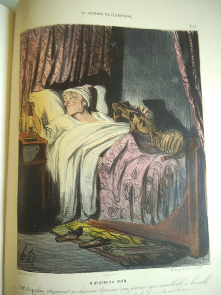 La journ&eacute;e d’un c&eacute;libataire . DAUMIER Honor&eacute;