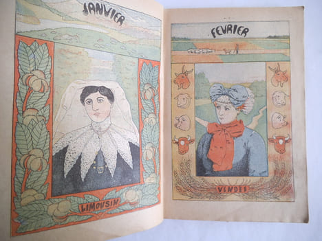Almanach de l’imprimerie Léon BEAUCOLIN 1908. . Almanach de l’imprimerie Léon BEAUCOLIN