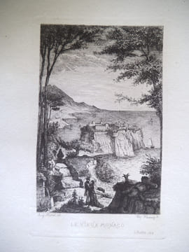 Le vieux Monaco. FLAMENG Léopold s,