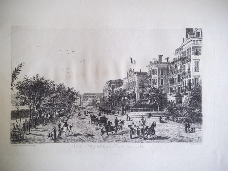 Promenade des anglais . FRAIPONT Gustave 