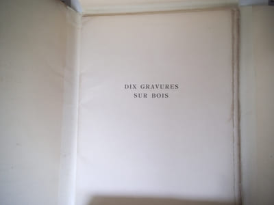 Dix gravures sur bois(environs de Paris).