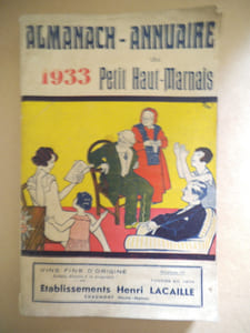 Almanach annuaire du Petit Haut-Marnais 1933.