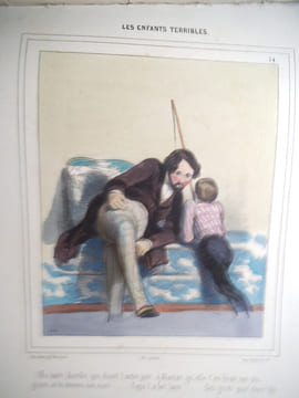GAVARNI- PLATTEL. Suite de 57 superbes lithographies en couleurs. GAVARNI- PLATTEL.