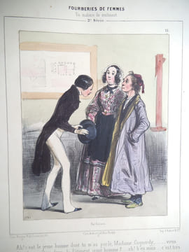 GAVARNI- PLATTEL. Suite de 57 superbes lithographies en couleurs. GAVARNI- PLATTEL.