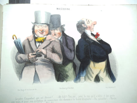 GAVARNI- PLATTEL. Suite de 57 superbes lithographies en couleurs. GAVARNI- PLATTEL.