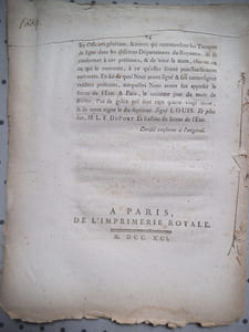 LOI 562 relative à la fixation des masses destinées à l’entretien des différentes parties de l’armée.