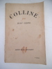 Colline . GIONO Jean. 