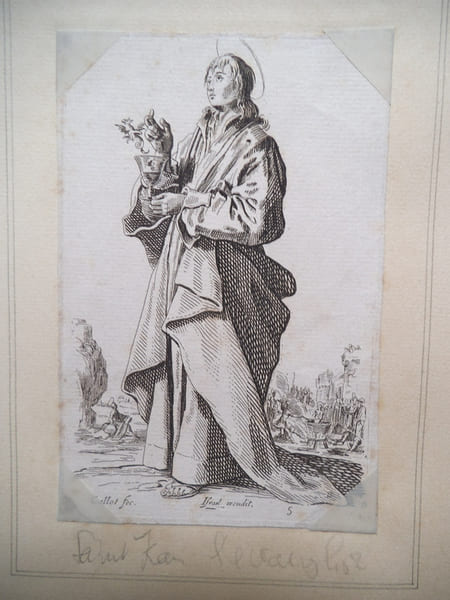  SAINT Jean l'&eacute;vang&eacute;liste. CALLOT Jacques 