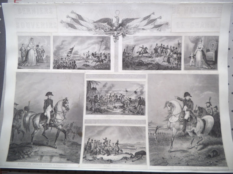 Derniers souvenirs de NAPOLEON le Grand. Le Consulat et l’Empire. . Collectif