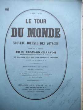 Journal d’un voyage au détroit de Magellan et dans les canaux latéraux de la côte occidentale de la Patagonie. . DE ROCHAS V.