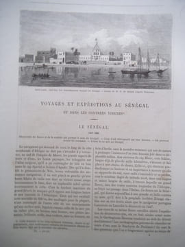 Voyages et expéditions au SENEGAL et dans les contrées voisines. DE LANOYE Ferdinand