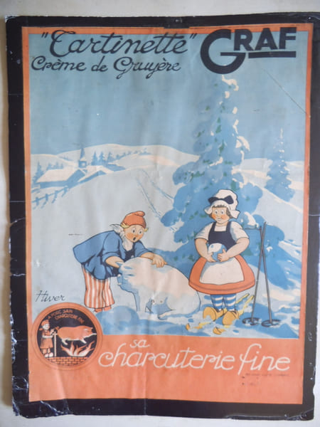 Tartinette  cr&egrave;me de gruyer GRAF. . JOE BRIDGE