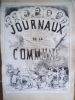 Affiche journaux de LA COMMUNE.. MOLOCH 