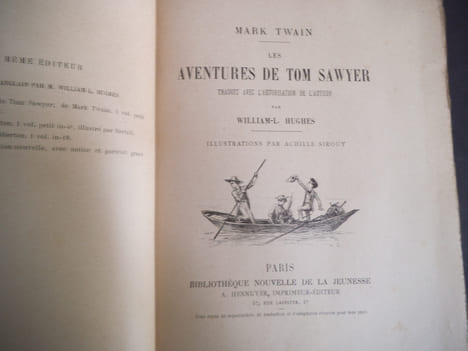 Les aventures de Tom SAWYER . TWAIN Mark