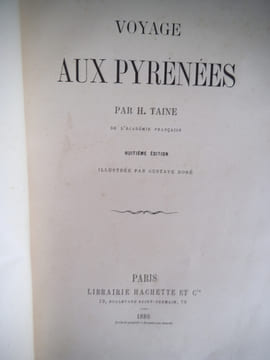 Voyage aux Pyrénées . TAINE