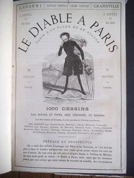 Le Diable à Paris.. GAVARNI-GRANDVILLE-DANTAN-BERTALL-CHAM- CLERGET.
